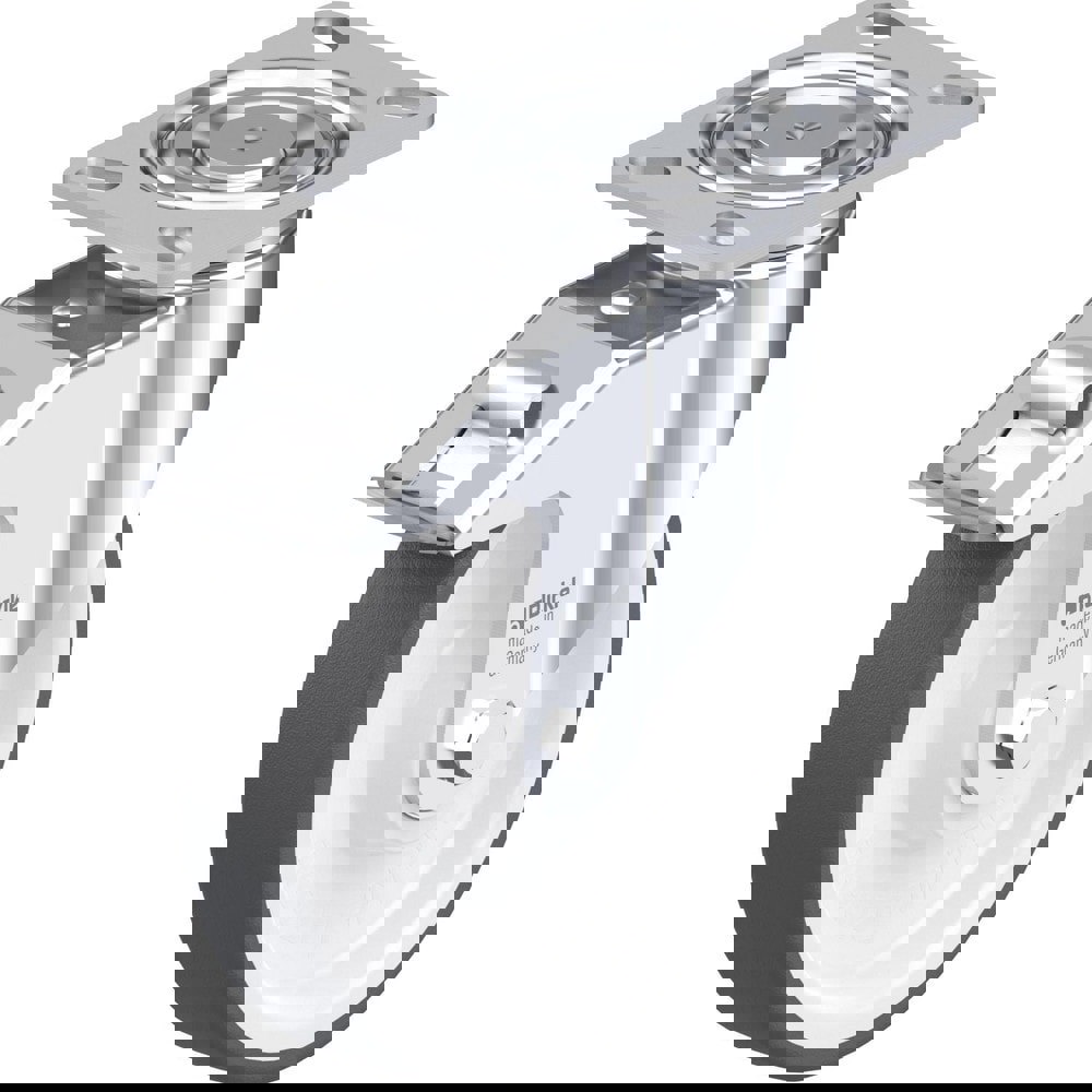 Top Plate Casters; Mount Type: Plate ; Number of Wheels: 1.000 ; Wheel Diameter (Inch): 4 ; Wheel Material: Synthetic ; Wheel Width (Inch): 1-3/16 ; Wheel Color: Natural