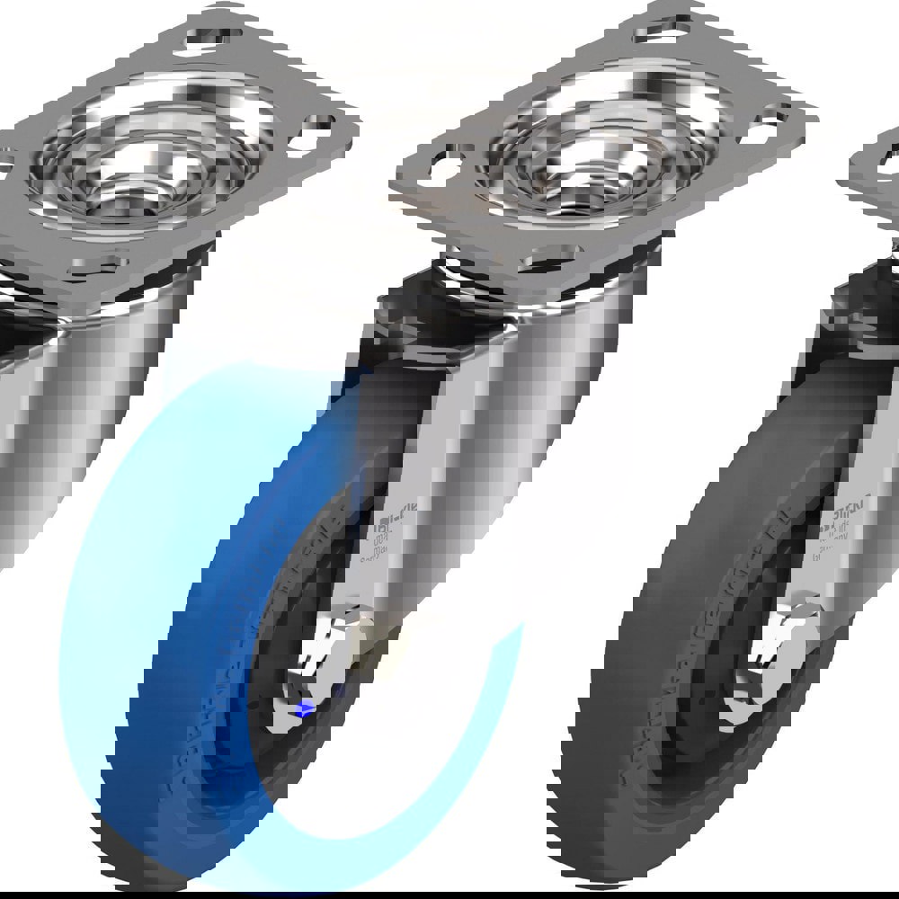Top Plate Casters; Type: Swivel ; Mount Type: Plate ; Number of Wheels: 1.000 ; Wheel Diameter (Inch): 4 ; Wheel Material: Polyurethane-Elastomer Blickle Besthane ; Wheel Width (Inch): 1-1/2