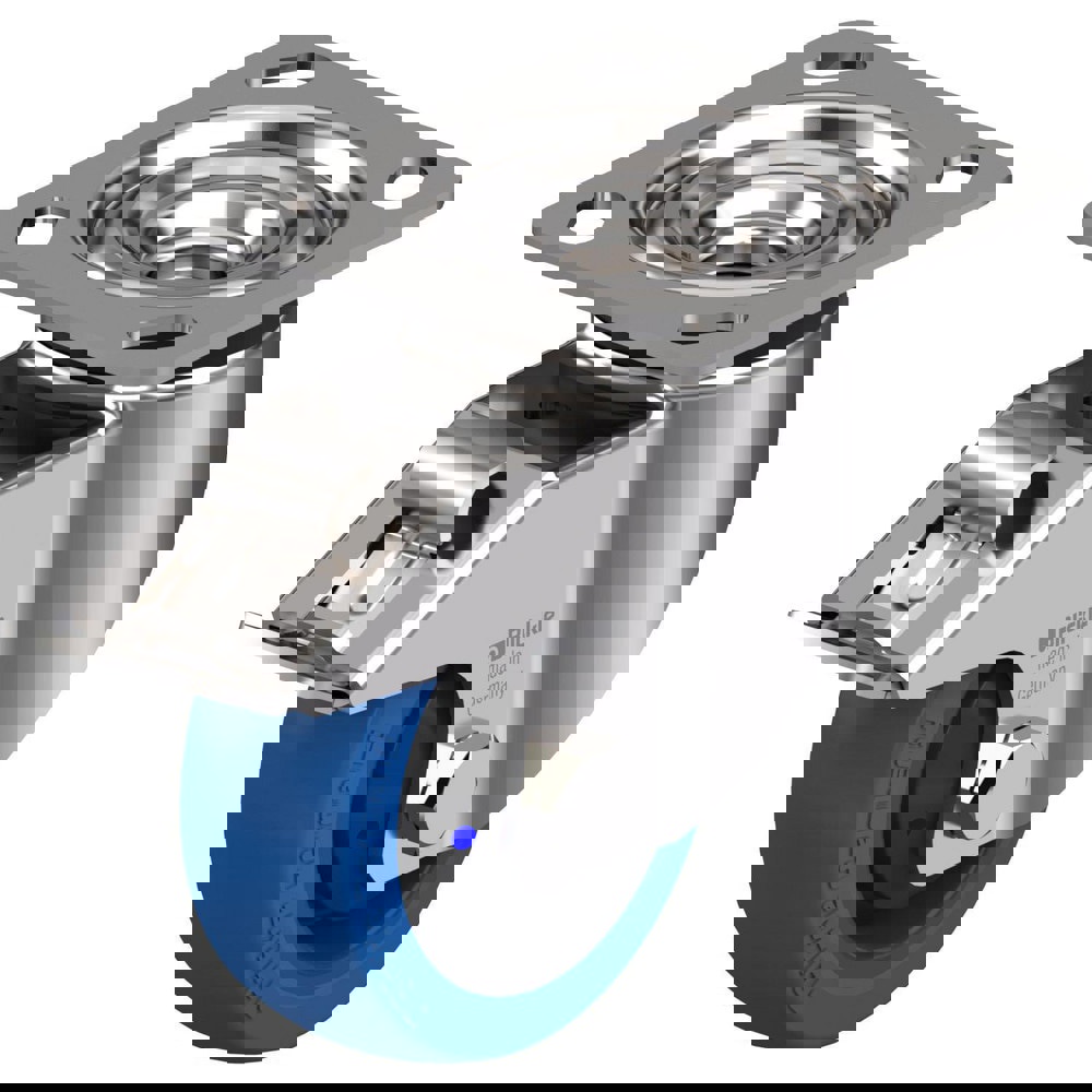 Top Plate Casters; Type: Swivel ; Mount Type: Plate ; Number of Wheels: 1.000 ; Wheel Diameter (Inch): 4 ; Wheel Material: Polyurethane-Elastomer Blickle Besthane ; Wheel Width (Inch): 1-1/2