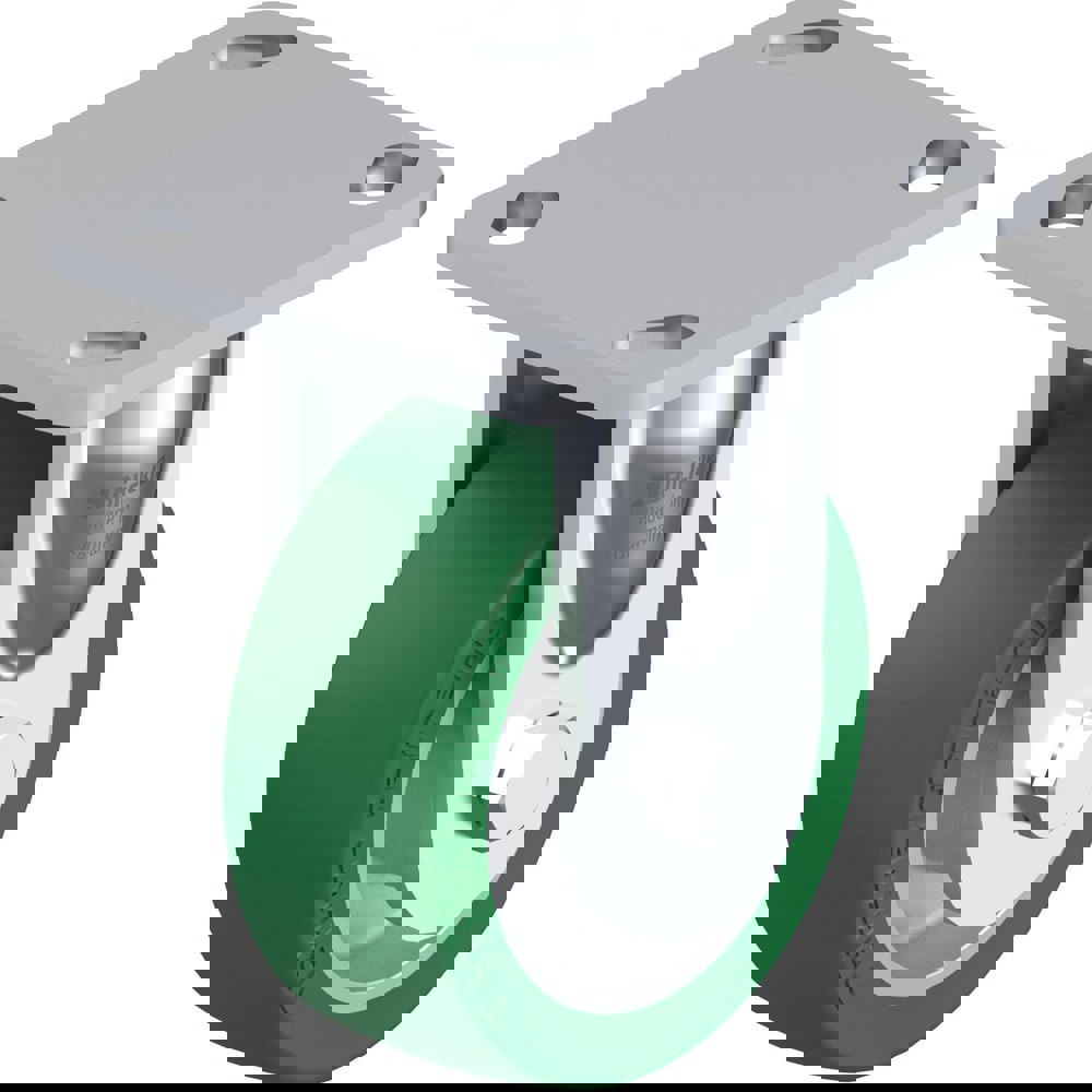 Top Plate Casters; Mount Type: Plate ; Number of Wheels: 1.000 ; Wheel Diameter (Inch): 5 ; Wheel Material: Polyurethane ; Wheel Width (Inch): 1-9/16 ; Wheel Color: Blue