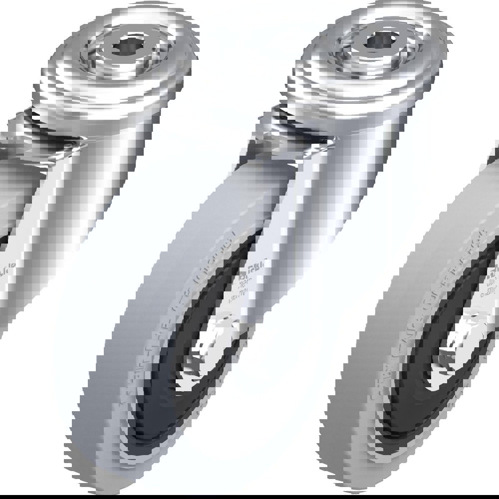 Top Plate Casters; Mount Type: Plate ; Number of Wheels: 1.000 ; Wheel Diameter (Inch): 6-5/16 ; Wheel Material: Polyurethane ; Wheel Width (Inch): 2 ; Wheel Color: Blue