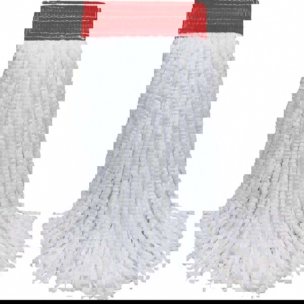 Wet Mop Cut: Side Loading, X-Large, White Mop, Microfiber
