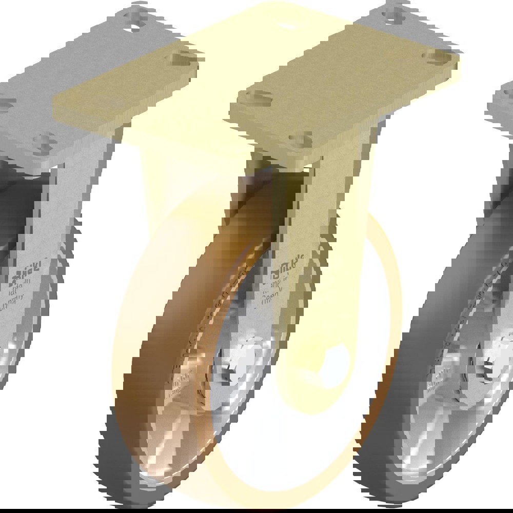 Top Plate Casters; Mount Type: Plate ; Number of Wheels: 1.000 ; Wheel Diameter (Inch): 6 ; Wheel Material: Polyurethane ; Wheel Width (Inch): 2 ; Wheel Color: Brown