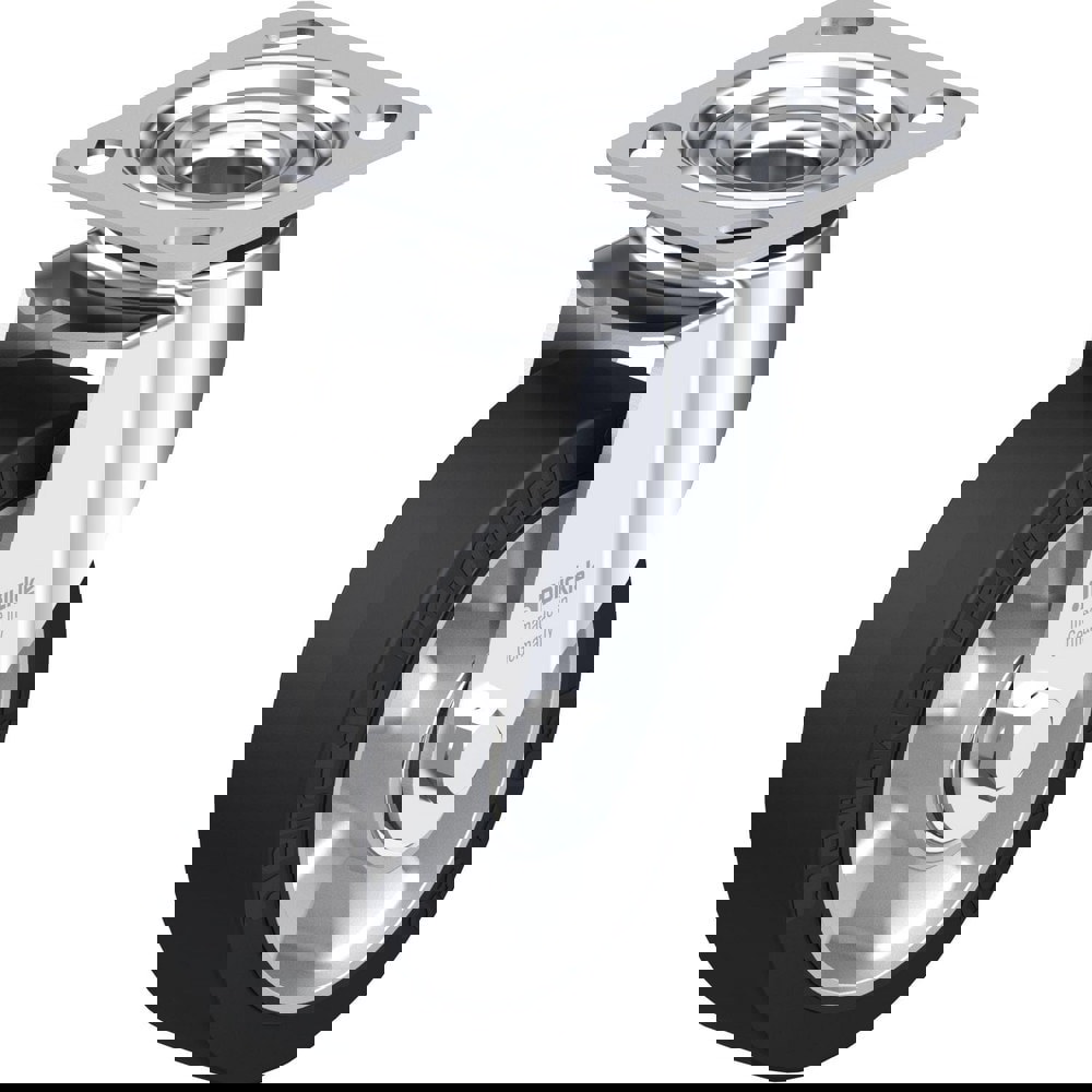 Top Plate Casters; Mount Type: Plate ; Number of Wheels: 1.000 ; Wheel Diameter (Inch): 8 ; Wheel Material: Polyurethane ; Wheel Width (Inch): 2 ; Wheel Color: Dark Gray