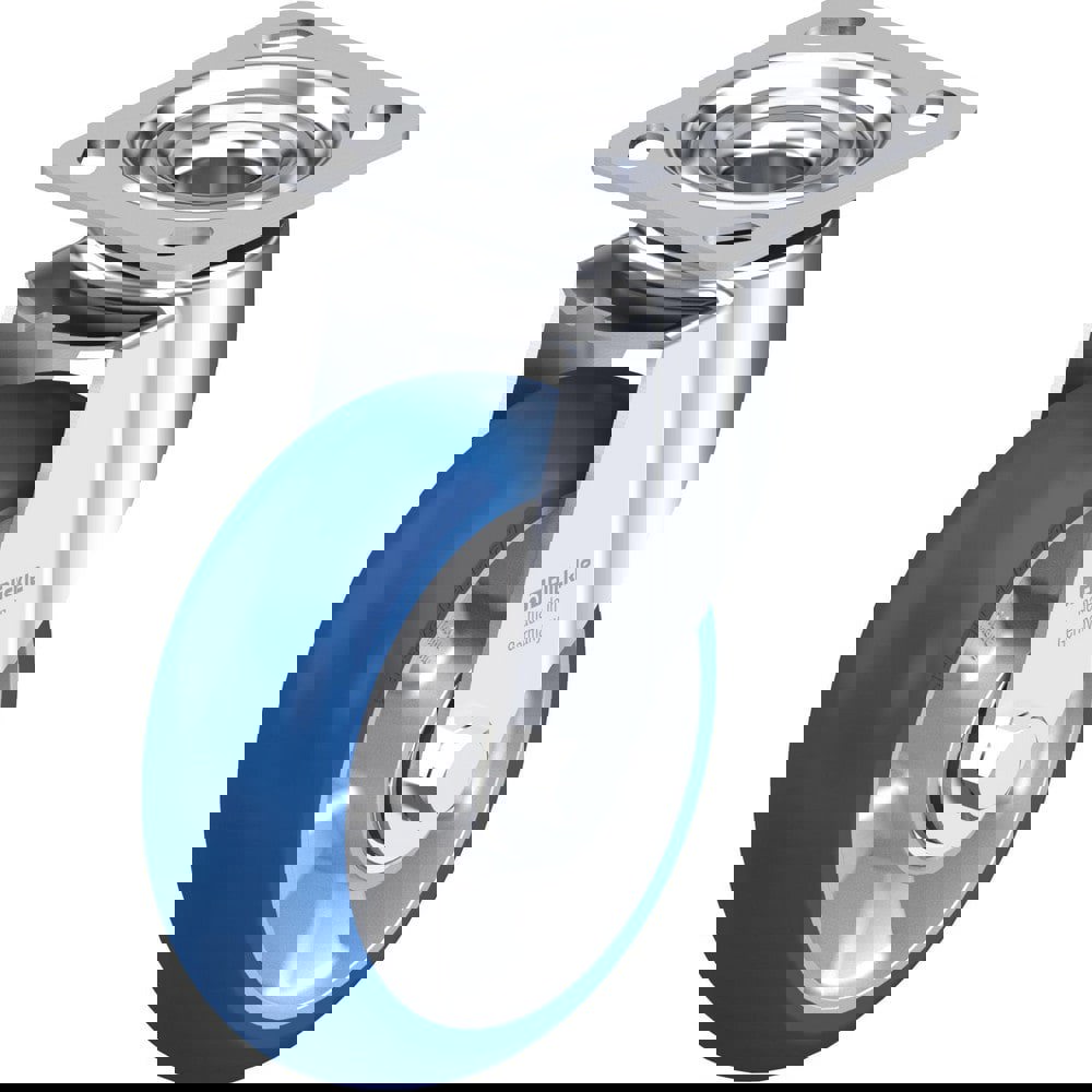 Top Plate Casters; Mount Type: Plate ; Number of Wheels: 1.000 ; Wheel Diameter (Inch): 8 ; Wheel Material: Polyurethane ; Wheel Width (Inch): 2 ; Wheel Color: Green