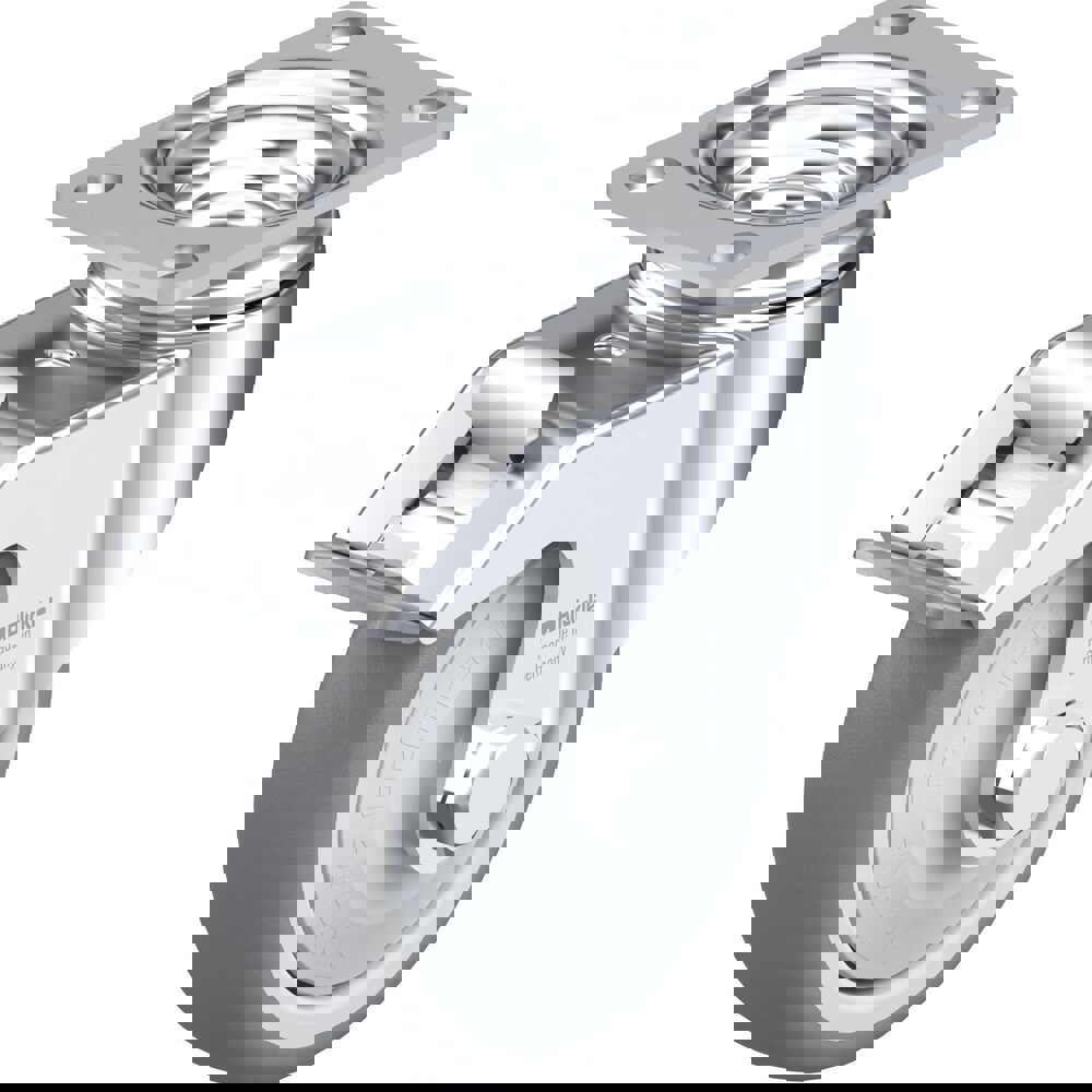 Top Plate Casters; Mount Type: Plate ; Number of Wheels: 1.000 ; Wheel Diameter (Inch): 8 ; Wheel Material: Polyurethane ; Wheel Width (Inch): 2 ; Wheel Color: Brown