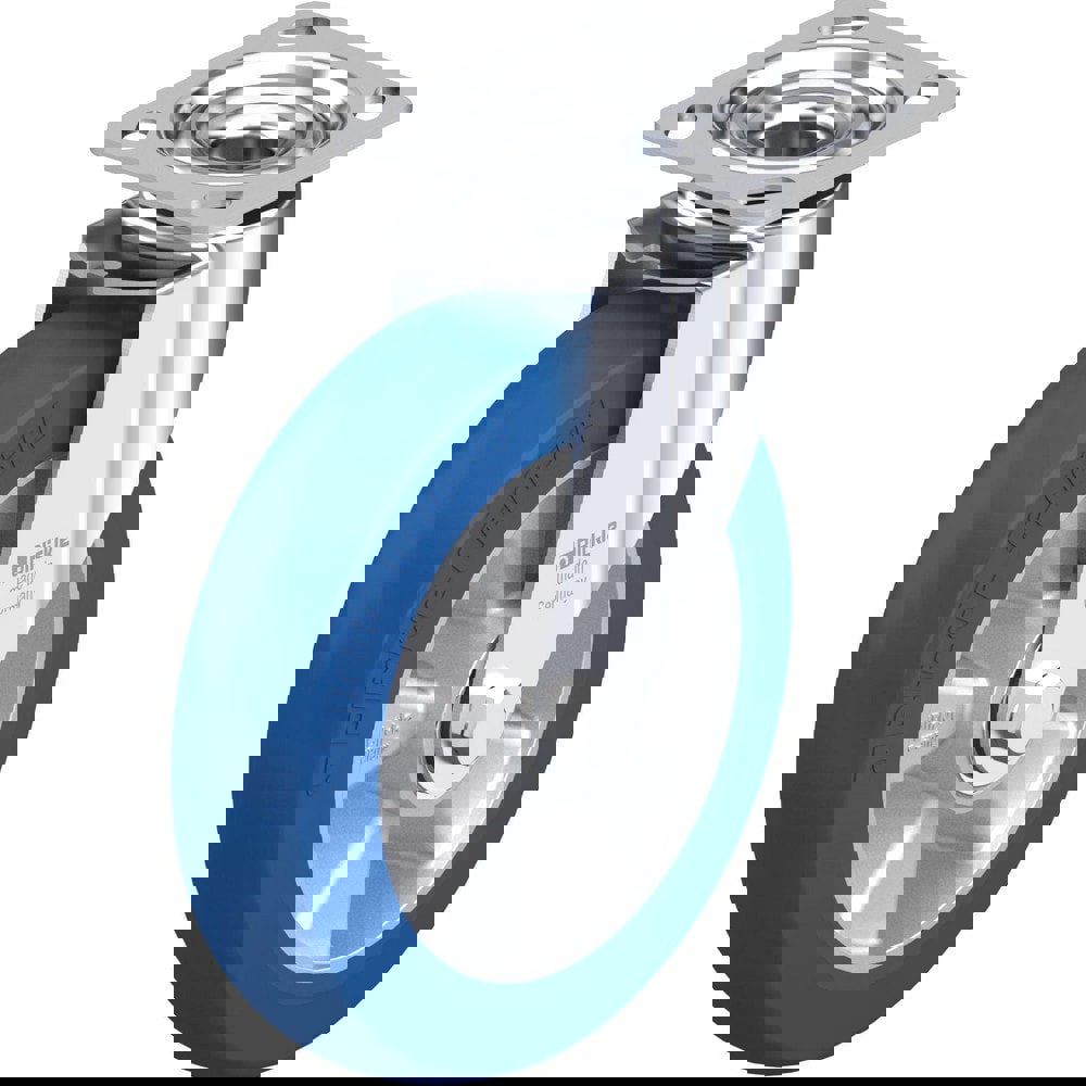 Top Plate Casters; Mount Type: Plate ; Number of Wheels: 1.000 ; Wheel Diameter (Inch): 8 ; Wheel Material: Polyurethane ; Wheel Width (Inch): 2 ; Wheel Color: Light Brown