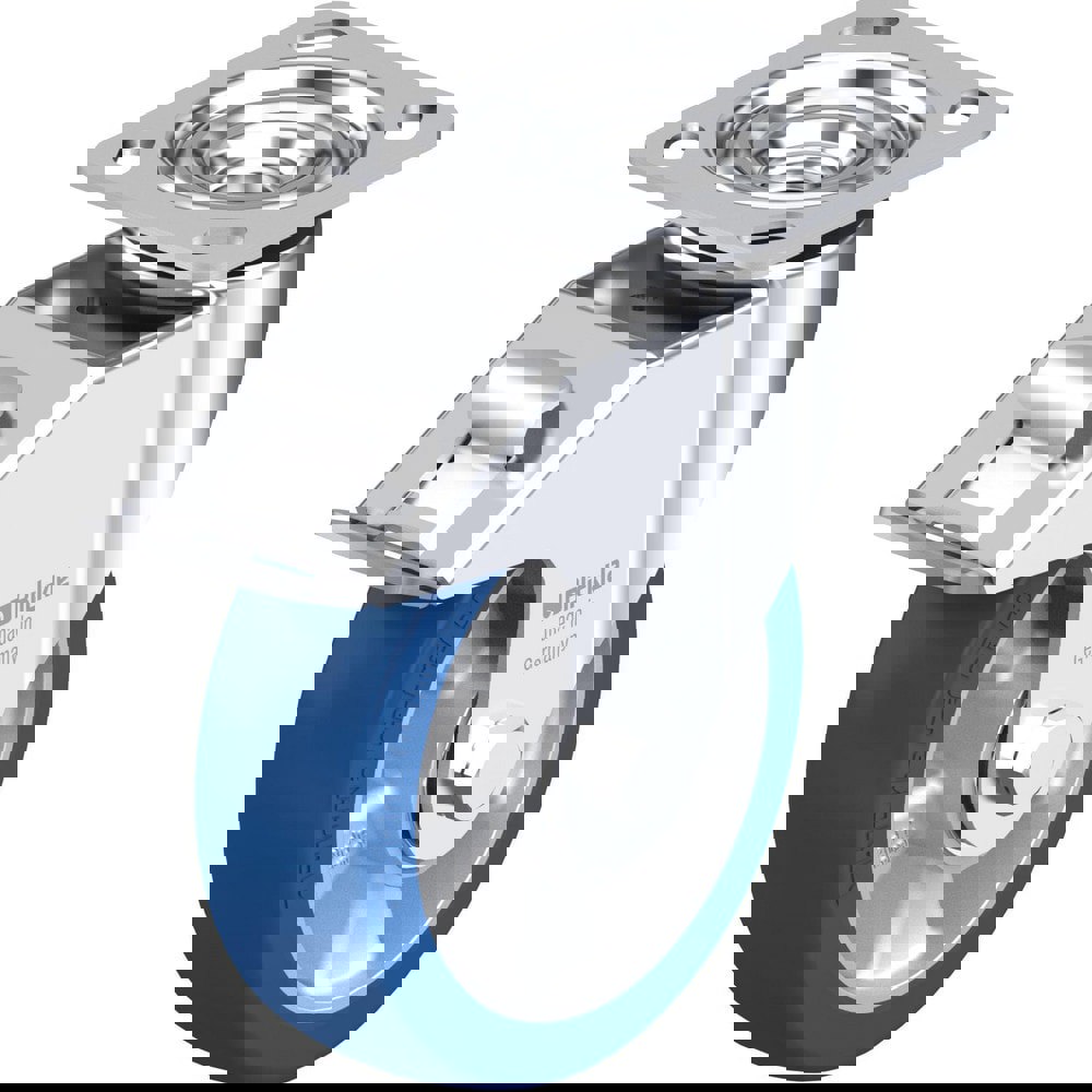 Top Plate Casters; Mount Type: Plate ; Number of Wheels: 1.000 ; Wheel Diameter (Inch): 8 ; Wheel Material: Polyurethane ; Wheel Width (Inch): 2 ; Wheel Color: Green