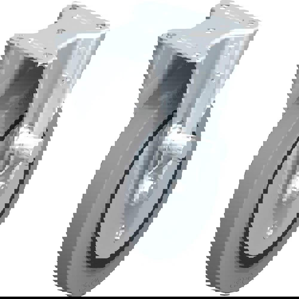 Top Plate Casters; Mount Type: Plate ; Number of Wheels: 1.000 ; Wheel Diameter (Inch): 8 ; Wheel Material: Polyurethane ; Wheel Width (Inch): 2 ; Wheel Color: Blue