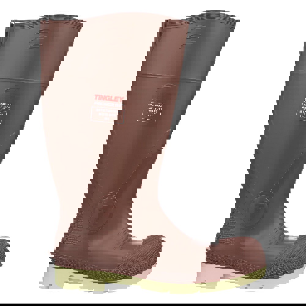 Work Boot: Size 7, Polyvinylchloride, Composite Toe, Knee Boot