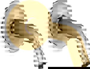 8-3/8 in. Shower Arm and Flange in Vibrant Brushed Moderne Brass