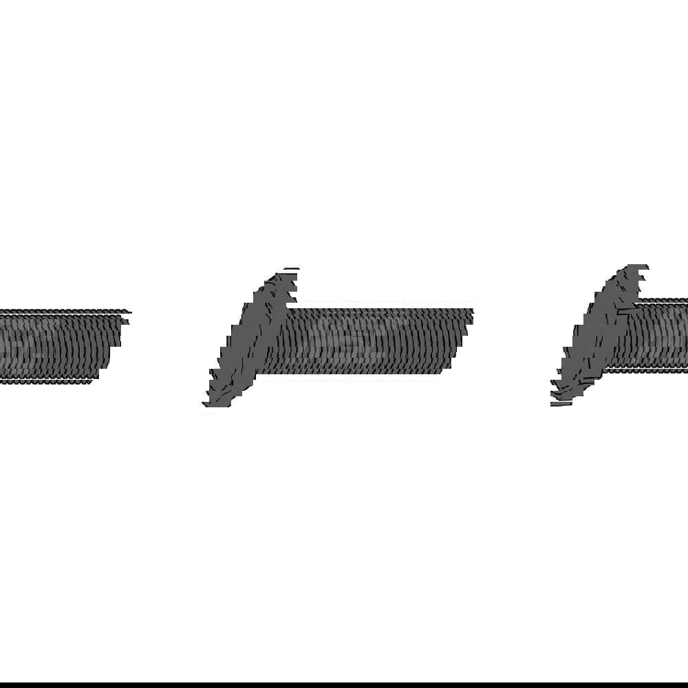 Hex Head Cap Screw: M30 x 3.50 x 90 mm, Grade 8.8 Steel, Zinc-Plated