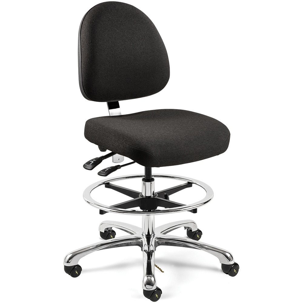 Task Chair: Olefin, Adjustable Height, Ebony
