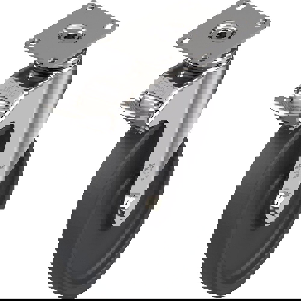 Standard Casters; Mount: Hollow Kingpin ; Caster Type: Twin Wheel Swivel ; Bearing Type: Precision Ball ; Style: Double Ball ; Wheel Diameter (Inch): 4 ; Wheel Width (Inch): 11/16