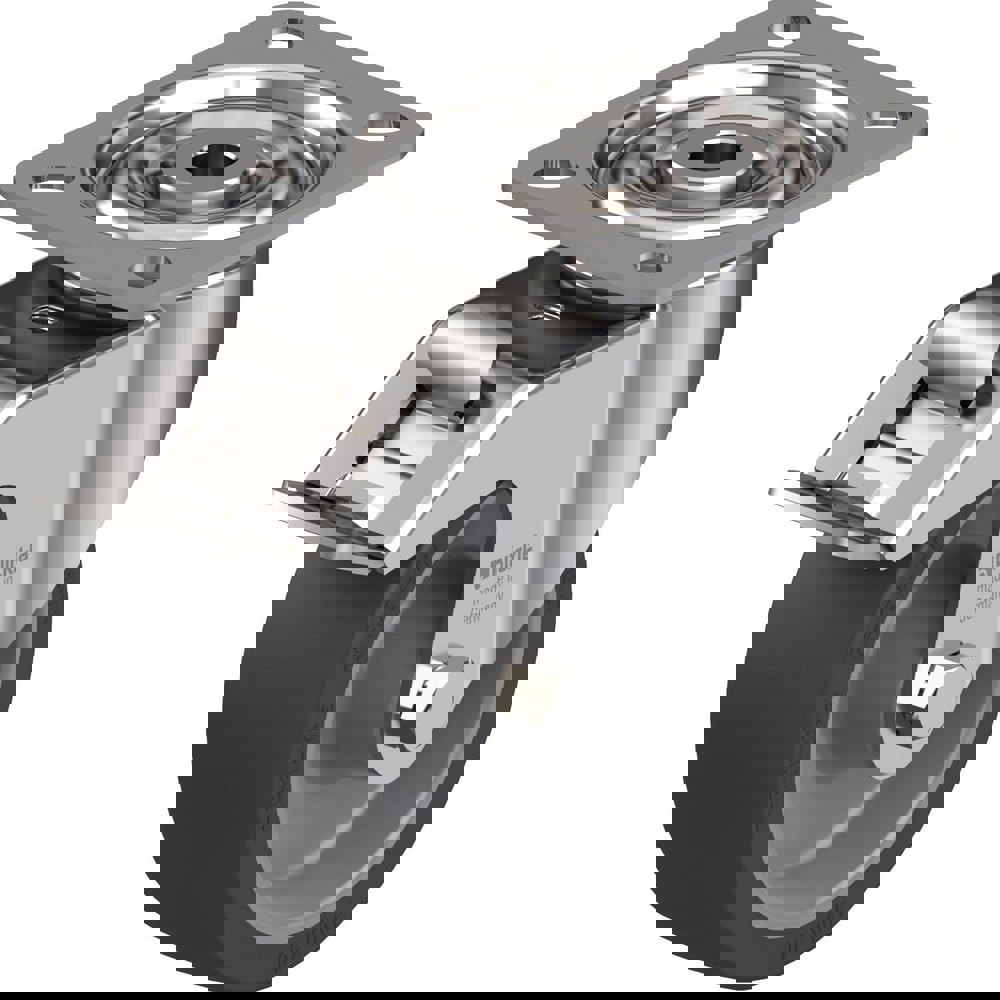 Standard Casters; Mount: Hollow Kingpin ; Caster Type: Twin Wheel Swivel ; Bearing Type: Precision Ball ; Style: Double Ball ; Wheel Diameter (Inch): 4 ; Wheel Width (Inch): 11/16