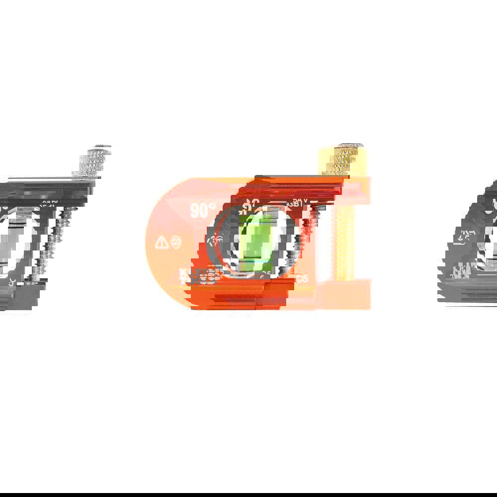 Box Beam, I-Beam & Torpedo Levels; Level Type: Torpedo ; Magnetic: No ; Accuracy: 0.029 degree ; Body Material: Aluminum ; Housing Color: Orange ; Vial Types: (1) 0 degree