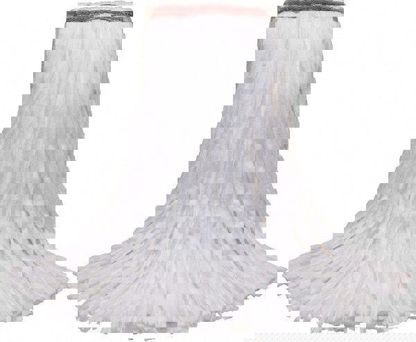 Wet Mop Cut: Side Loading, X-Small, White Mop, Polyester & Rayon