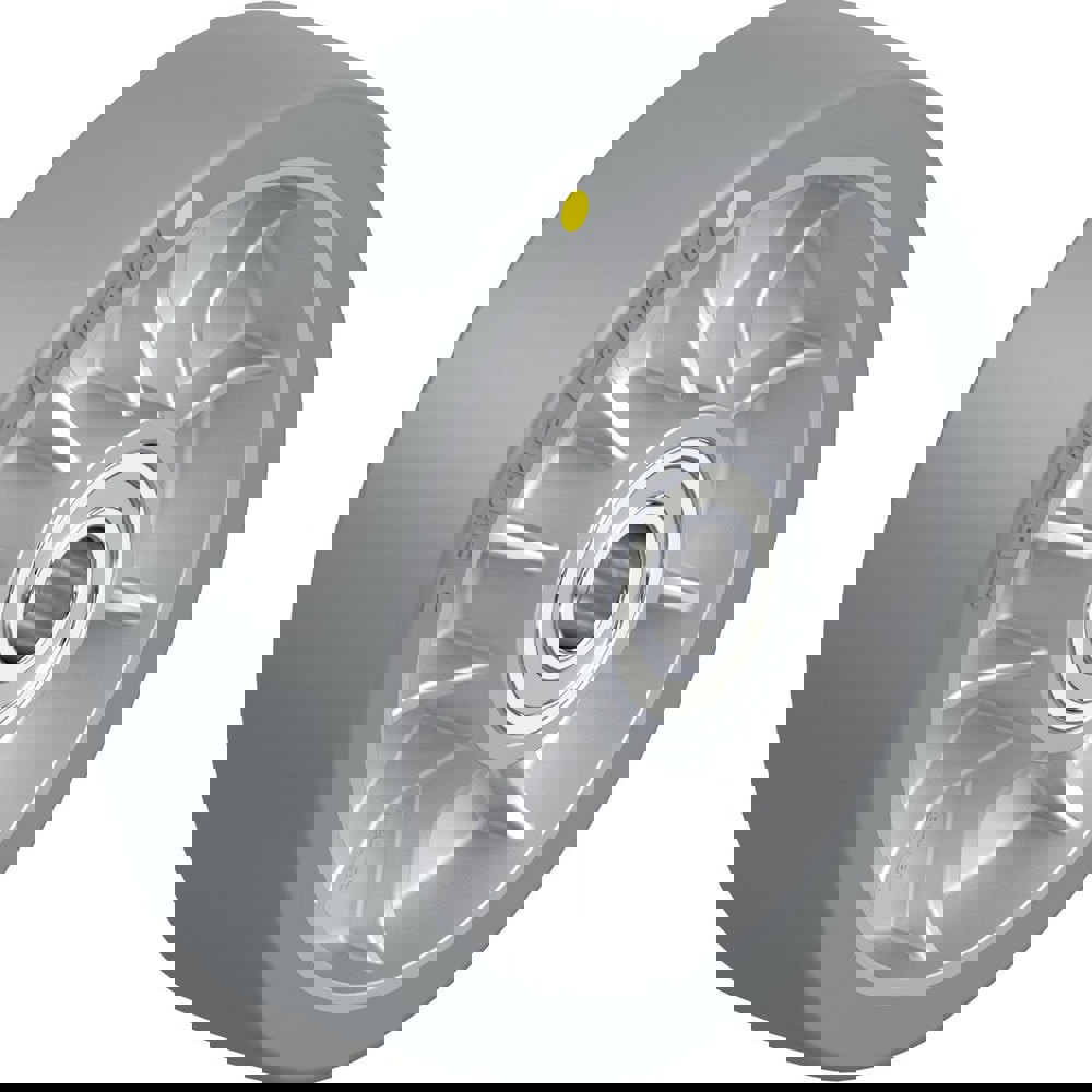 Caster Wheels; Wheel Type: Rigid; Swivel ; Wheel Diameter (Inch): 6-5/16 ; Bearing Type: Ball ; Wheel Width (Inch): 2 ; Wheel Core Material: Die-Cast Aluminium ; Wheel Material: Polyurethane
