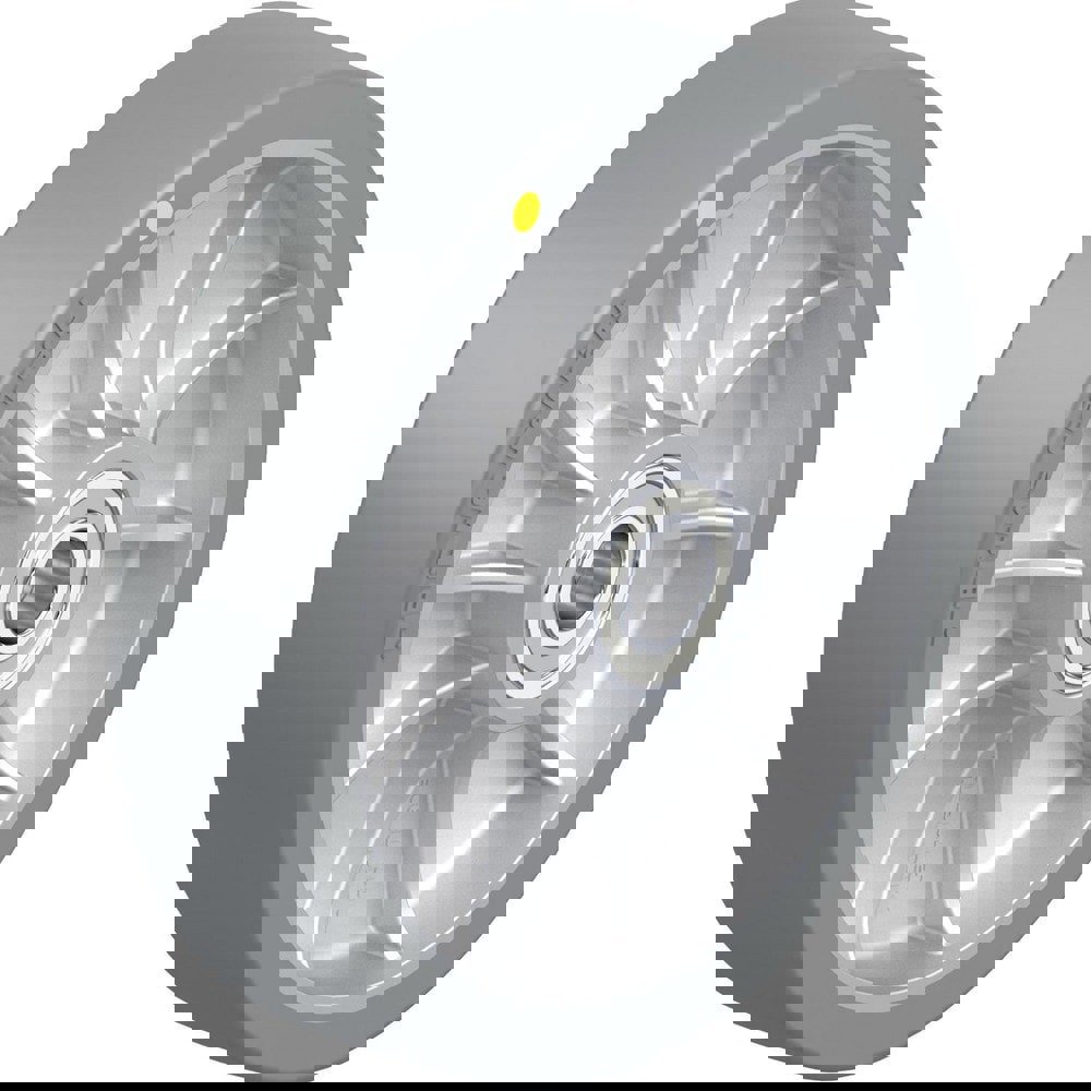 Caster Wheels; Wheel Type: Rigid; Swivel ; Wheel Diameter (Inch): 8 ; Bearing Type: Ball ; Wheel Width (Inch): 2 ; Wheel Core Material: Die-Cast Aluminium ; Wheel Material: Polyurethane