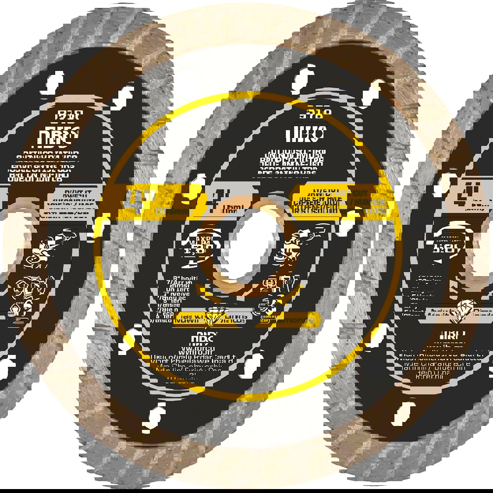 Wet & Dry Cut Saw Blade: 4