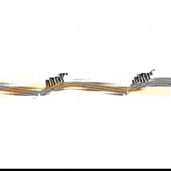 Scratch Brush: 2 Row, 7 Column, Stainless Steel