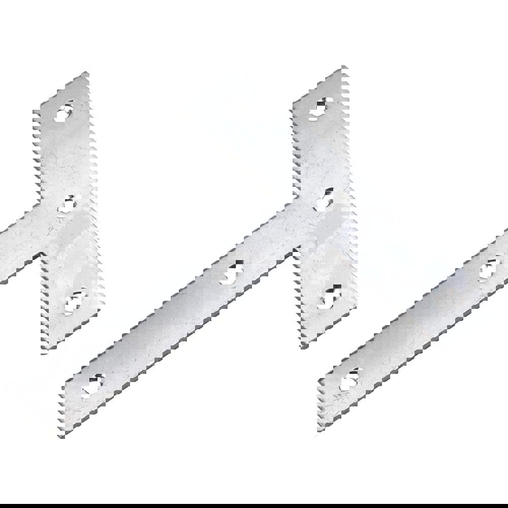 Braces; Brace Type: Mending Brace ; Length (Inch): 5.00 ; Material: Steel ; Width (Inch): 1 ; Finish/Coating: Zinc ; Plate Thickness: 0.0800