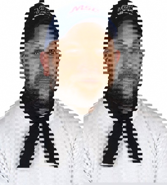 Cooling Bandana: Size Universal, Black, No Slimy Feel & Triple Washed