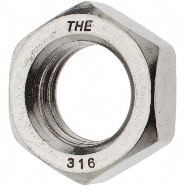 3/4-10 UNC Stainless Steel Right Hand Hex Jam Nut
