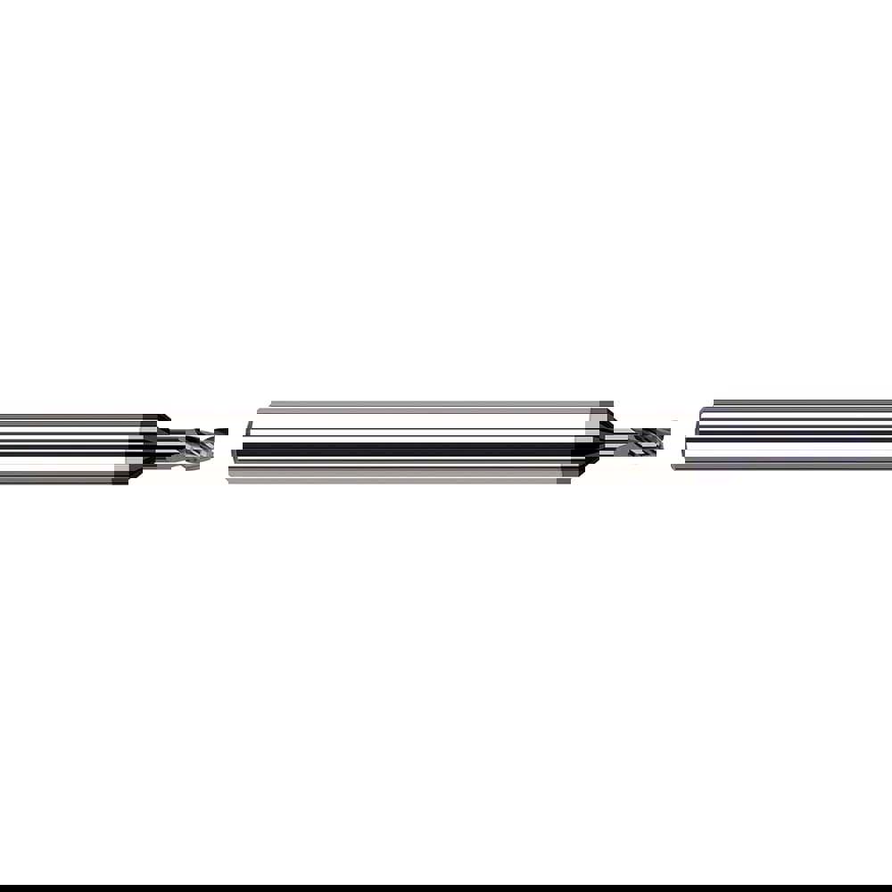 Square End Mill: 1/8'' Dia, 3/16'' LOC, 1/8'' Shank Dia, 1-1/2'' OAL, 4 Flutes, Solid Carbide