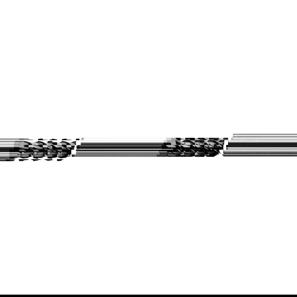 Square End Mill: 3/32'' Dia, 1/2'' LOC, 1/8'' Shank Dia, 2'' OAL, 3 Flutes, Solid Carbide