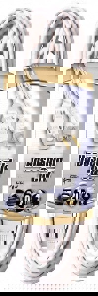 20', 16/2 Gauge/Conductors, White Indoor