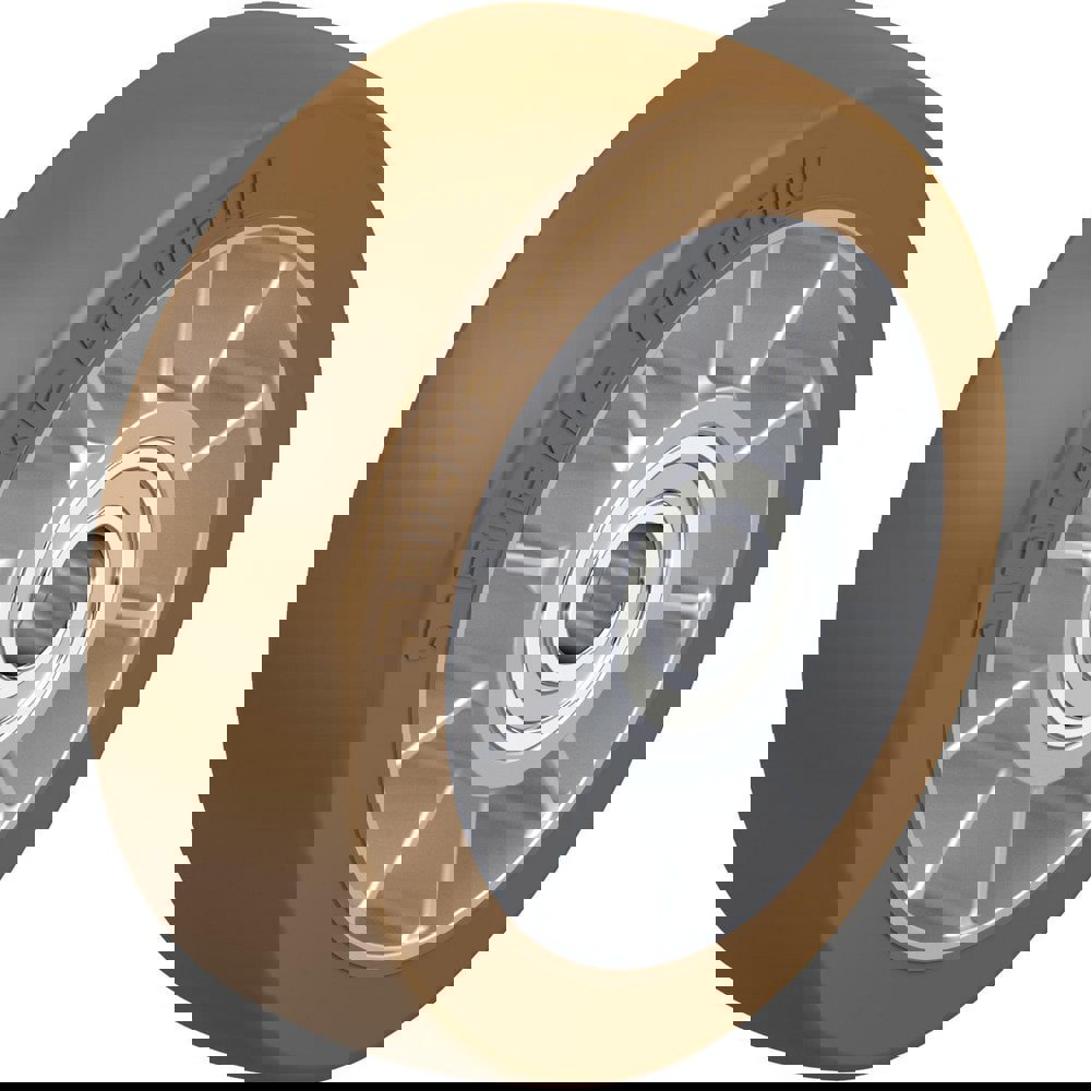 Caster Wheels; Wheel Type: Rigid; Swivel ; Wheel Diameter (Inch): 6 ; Bearing Type: Ball ; Wheel Width (Inch): 2-1/8 ; Wheel Core Material: Die-Cast Aluminium ; Wheel Material: Polyurethane