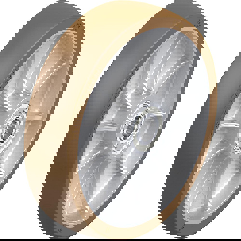 Caster Wheels; Wheel Type: Rigid; Swivel ; Wheel Diameter (Inch): 8 ; Bearing Type: Ball ; Wheel Width (Inch): 2 ; Wheel Core Material: Die-Cast Aluminium ; Wheel Material: Polyurethane