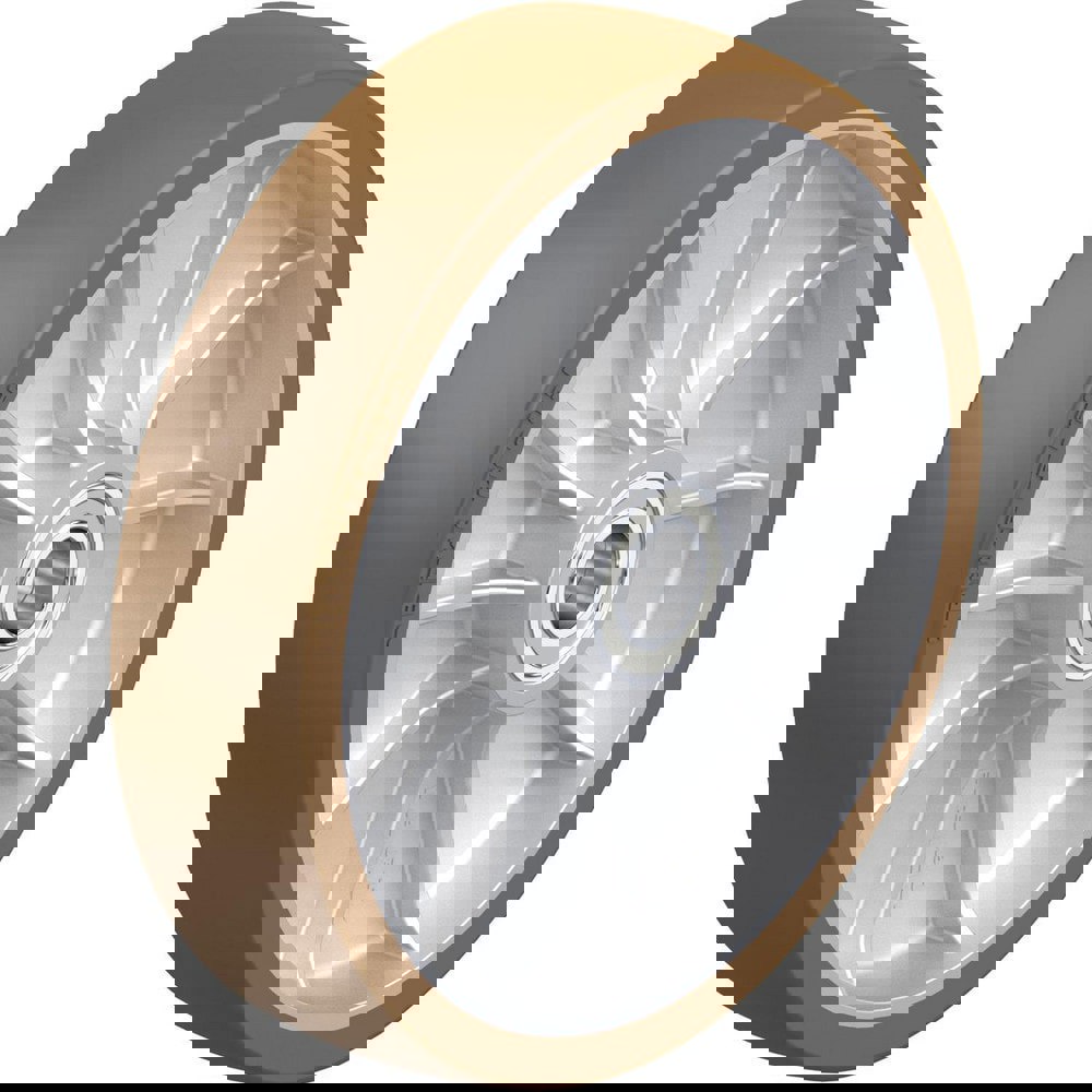 Caster Wheels; Wheel Type: Rigid; Swivel ; Wheel Diameter (Inch): 10 ; Bearing Type: Ball ; Wheel Width (Inch): 2-3/8 ; Wheel Core Material: Die-Cast Aluminium ; Wheel Material: Polyurethane