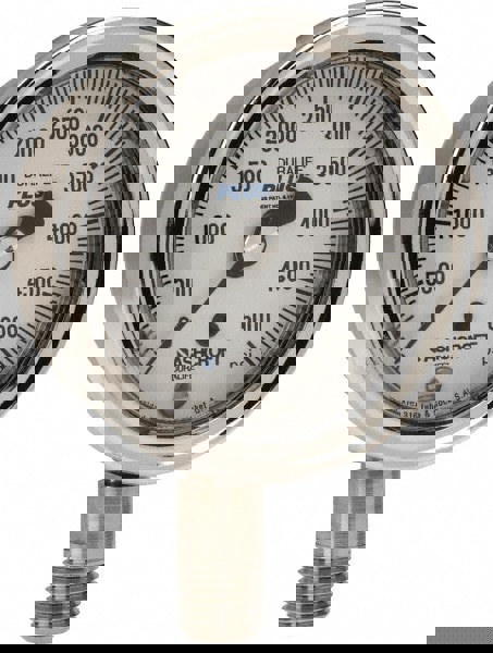 Pressure Gauge: 2-1/2