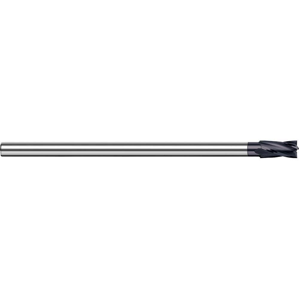 Square End Mill: 3/16'' Dia, 9/32'' LOC, 1/8'' Shank Dia, 2-1/2'' OAL, 4 Flutes, Solid Carbide