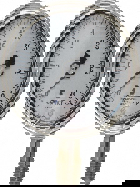 Pressure Gauge: 2-1/2