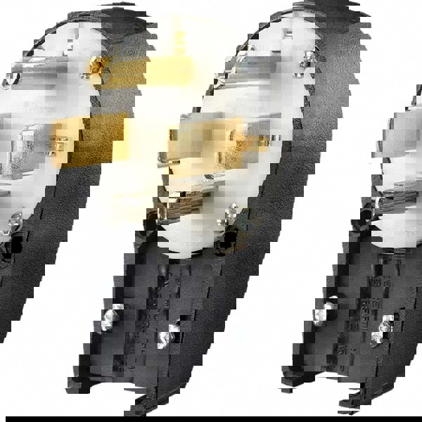 Straight Blade Plug: Industrial, 14-30P, Black & White