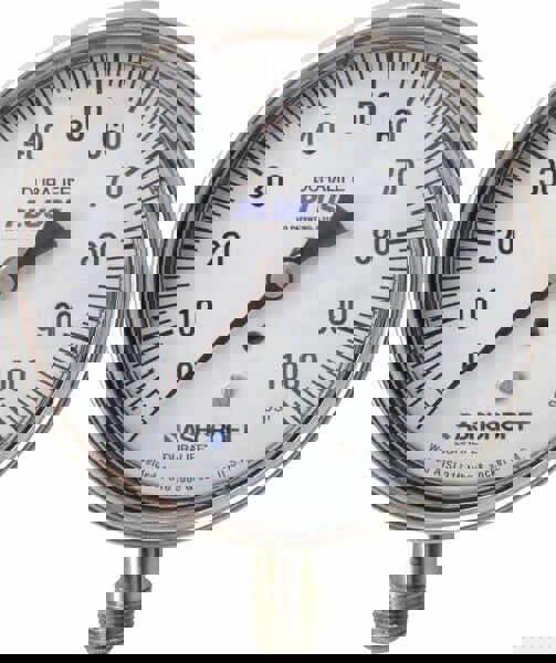 Pressure Gauge: 3-1/2