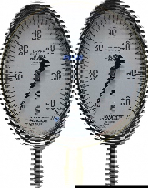 Pressure Gauge: 3-1/2