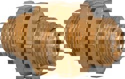 Push-To-Connect Tube to Tube Tube Fitting: Bulkhead Union, 1/4