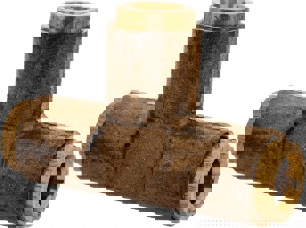 Push-To-Connect Tube to Tube Tube Fitting: Union Tee, 1/4