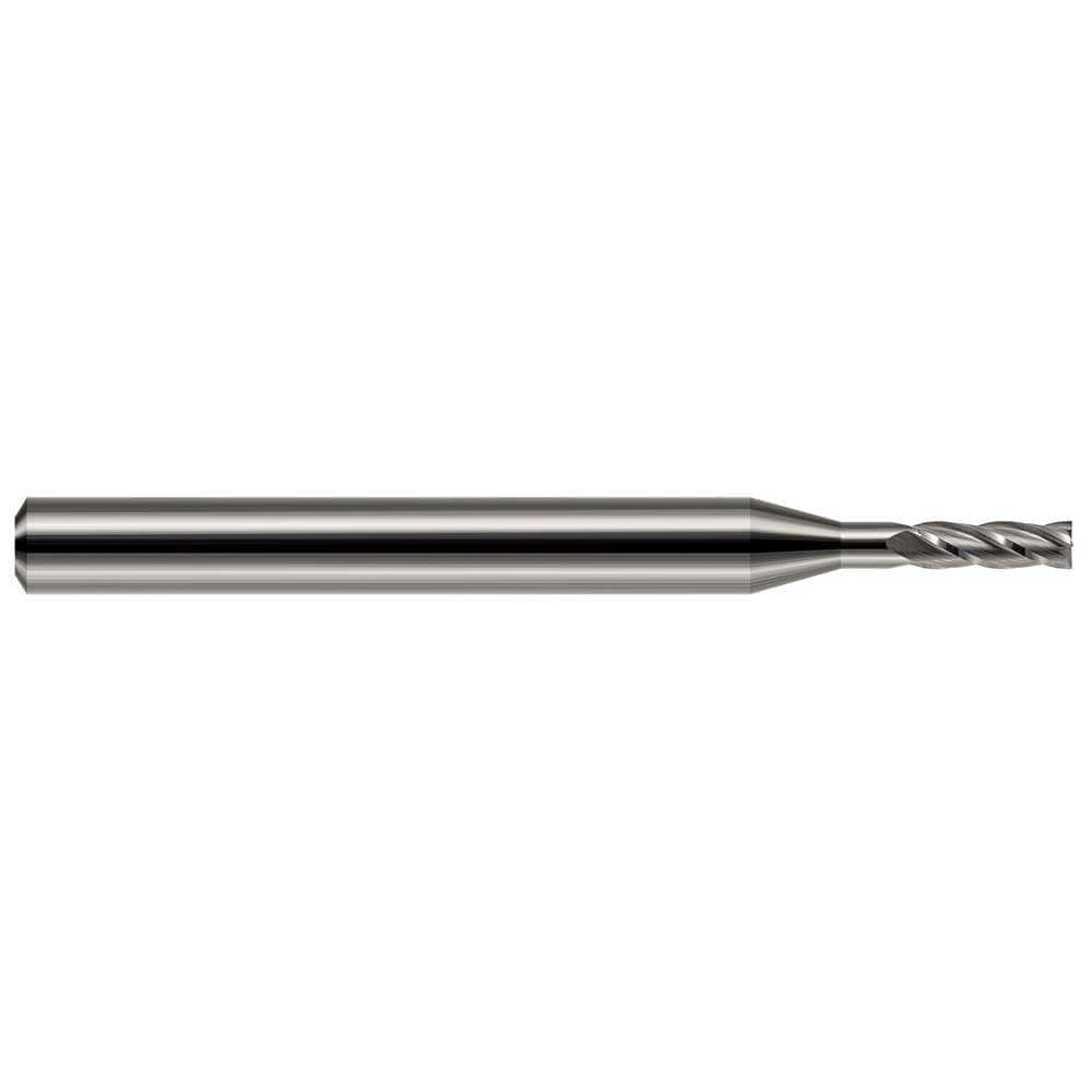 Square End Mill: 7/64'' Dia, 0.327'' LOC, 1/8'' Shank Dia, 1-1/2'' OAL, 2 Flutes, Solid Carbide