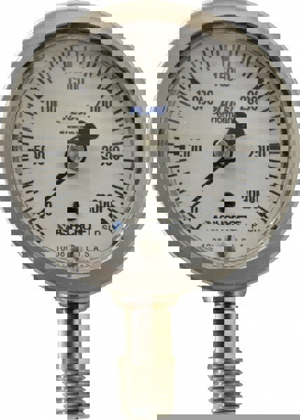 Pressure Gauge: 2-1/2