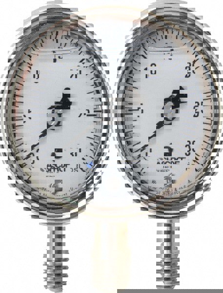 Pressure Gauge: 2-1/2