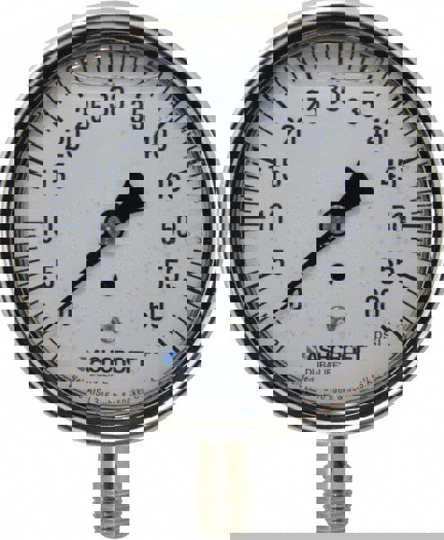 Pressure Gauge: 3-1/2