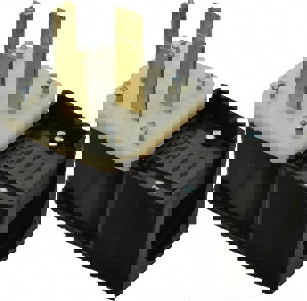 Straight Blade Plug: Industrial, 14-50P, Black