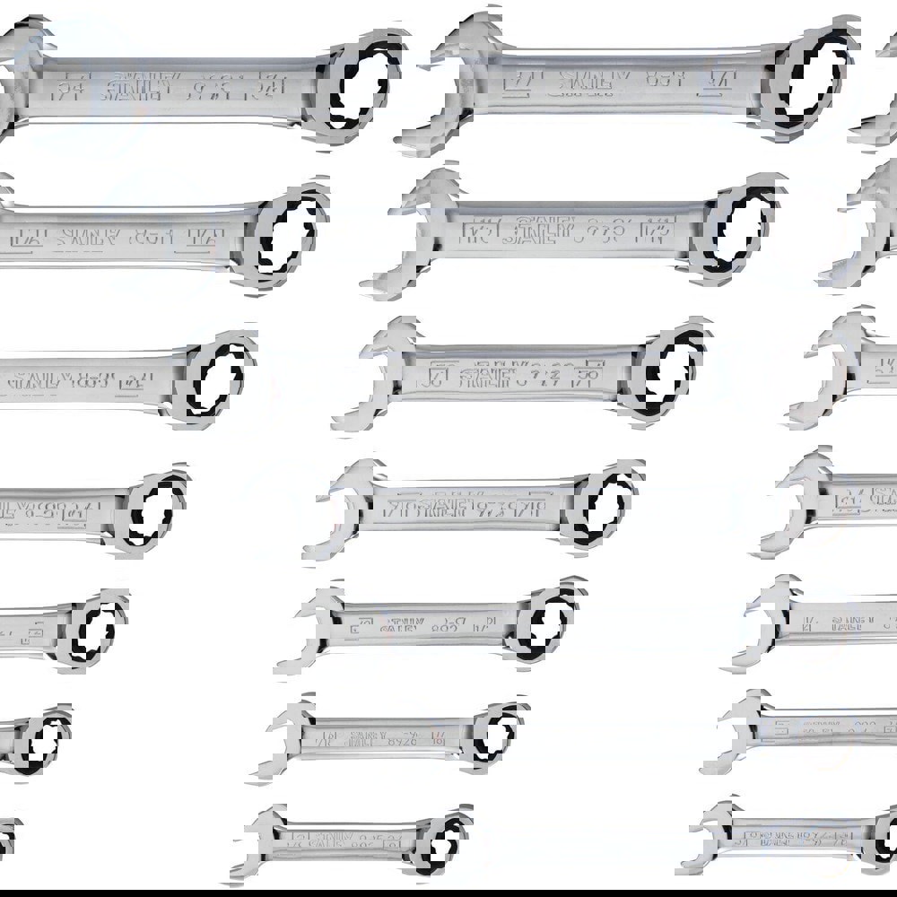 Wrench Sets; Set Type: Combination Wrench Set ; System Of Measurement: Inch ; Size Range: 3/8 in - 3/4 in ; Container Type: None ; Material: Alloy Steel ; Finish Coating: Chrome