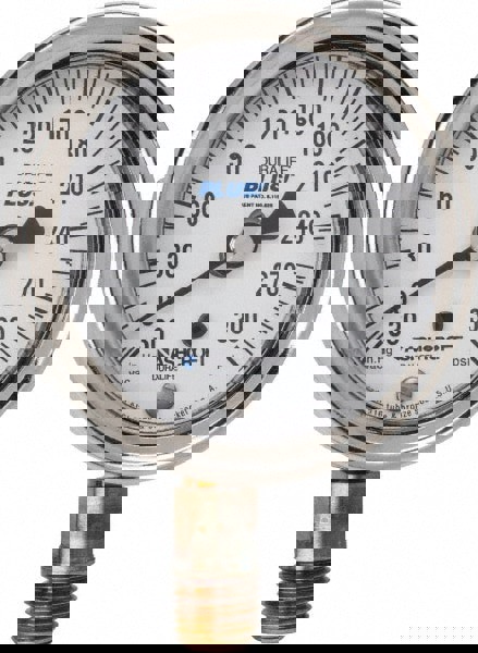 Pressure Gauge: 2-1/2