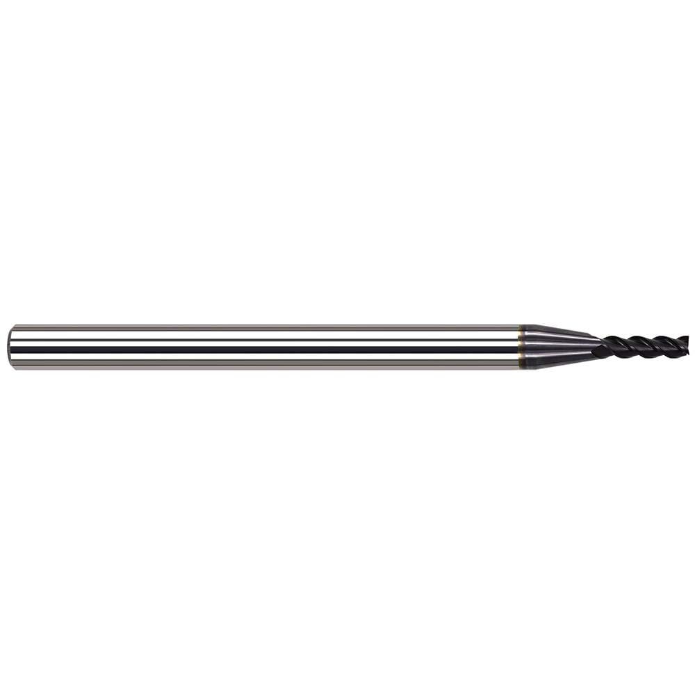 Square End Mill: 0.0591'' Dia, 0.1772'' LOC, 3 Flutes, Solid Carbide